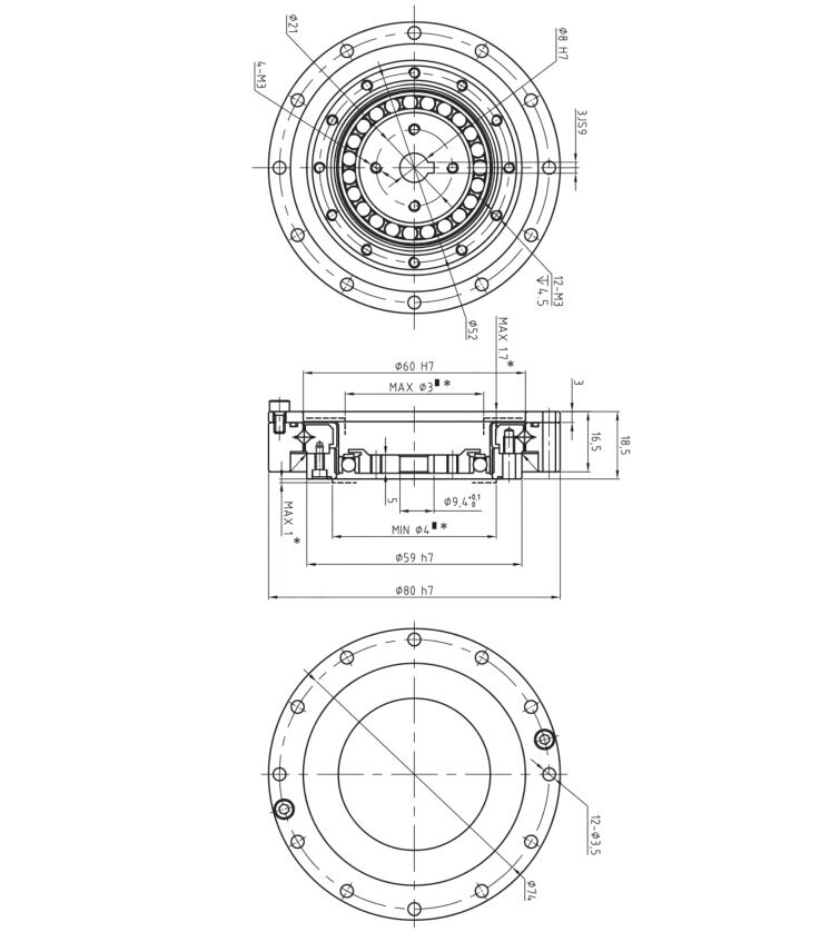 LHD17諧波減速機