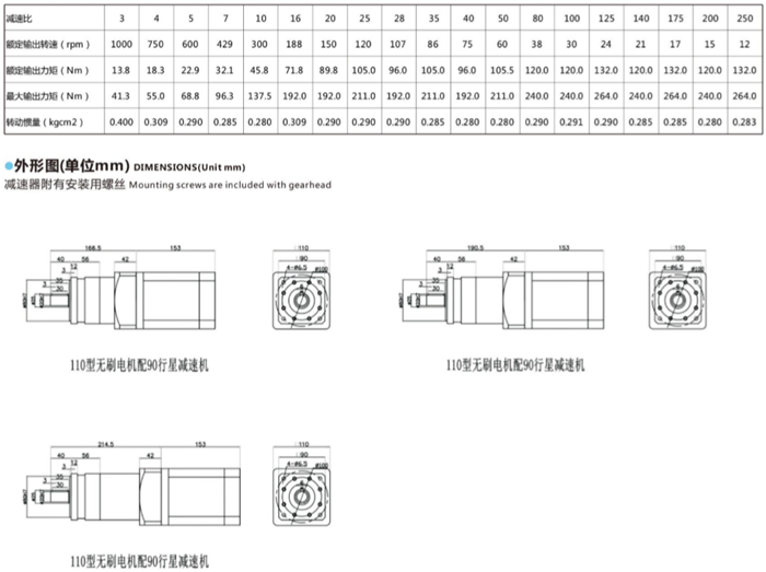 無刷電機(jī)行星減速器 (9)
